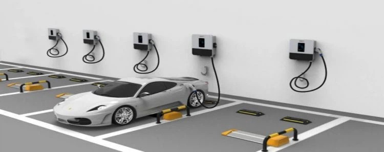 working with EV charger working with EV charger