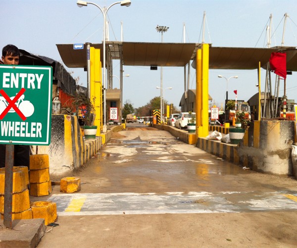 Project site of highway toll system Project site of highway toll system