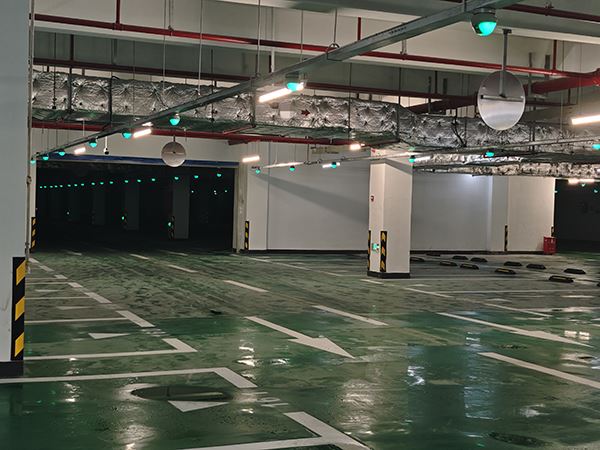 Luz indicadora LED ultrasónica para sistema de control de guía de estacionamiento