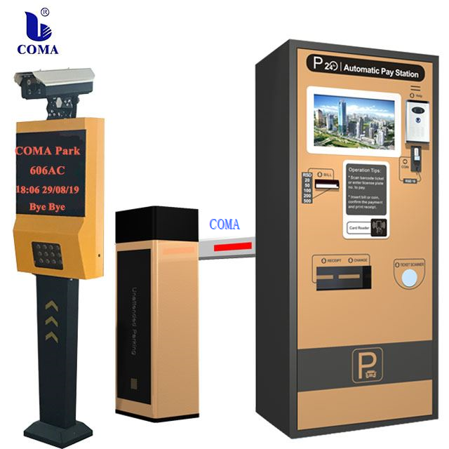 Software ANPR del sistema de control de acceso de estacionamiento de reconocimiento de matrículas