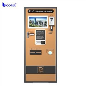 Sistema automático de estacionamiento de automóviles Bill Coin Aceptada Máquina de pago de estacionamiento