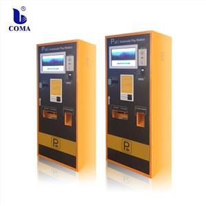 Máquina de pago automatizada inteligente Sistema de pago de aparcamiento de coches Terminal de pago