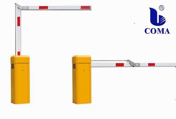 Sistema de barrera de puerta automática plegable